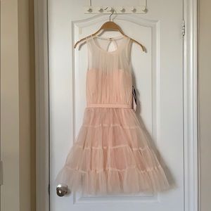 Light pink midi dress from Little Mistress Asos.